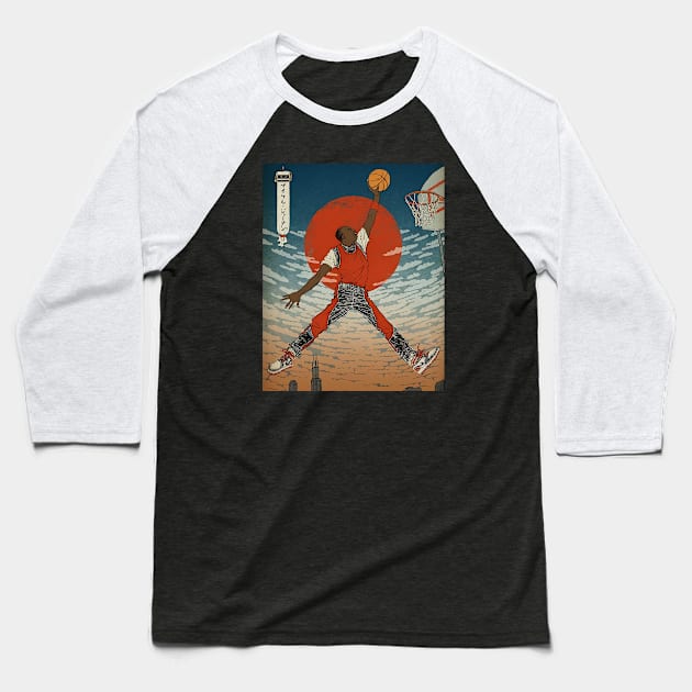 BASKETBALLART - MVP GOAT JUMPMAN Baseball T-Shirt by JORDAN-ART23